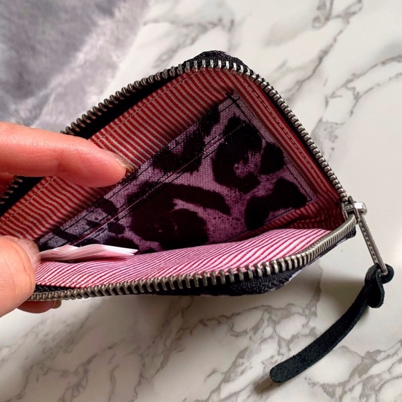 HERSHEL Johnny Wallet Rare Leopard Print NWT - Picture 7 of 13